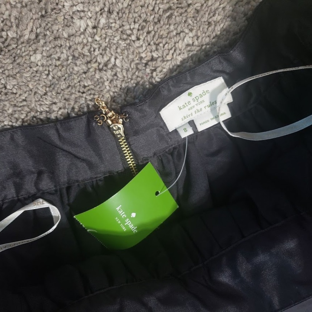 kate spade Coreen Silk Skirt NEW W/ Tags Sz 8 - Picture 6 of 8